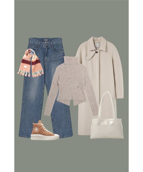 NICK&NICOLE（ニックアンドニコール）の「NICOLE COMFORTABLE DENIM PANTS_BLUE（デニムパンツ・レディース・その他・MEDIUM/LARGE/SMALL）」の7枚目の写真