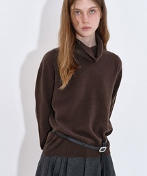 Fano Studios | ハイネック カシミヤウールニットトップス FD25S064【Fano Studios】【2025AW】(Tシャツ/カットソー)