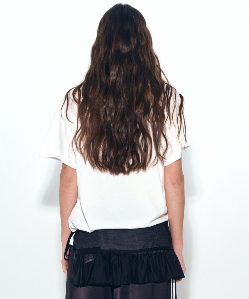 NICK&NICOLE（ニックアンドニコール）の「BIG ROSE SLEEVE TOP_CREAM PINK（Tシャツ/カットソー・レディース・その他・FREE）」の3枚目の写真