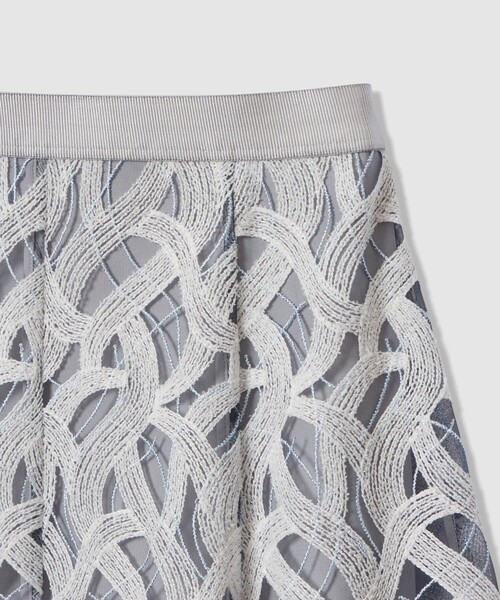 カスカータチュール切り替えフレア スカート（スカート）｜ANAYI