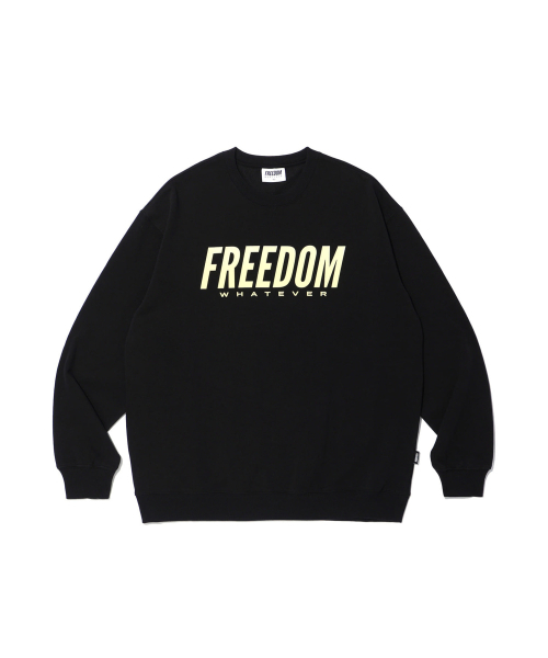 FREEDOM(フリーダム)の「グラデーションロゴスウェットシャツ(ブラック)(スウェット・メンズ・その他・XXXX-LARGE/LARGE/X-LARGE/XX-LARGE/XXX-LARGE)」の2枚目の写真