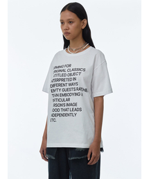 レタリングアーカイブTシャツ[ホワイト]