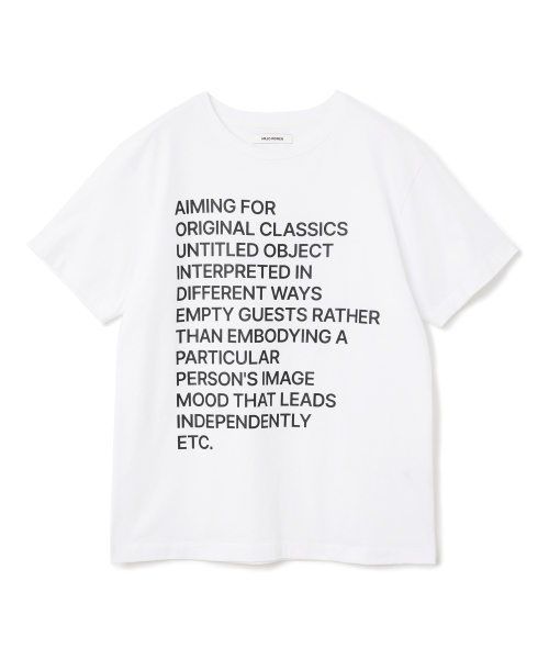 MILLO WOMEN（ミロウーマン）の「レタリングアーカイブTシャツ[ホワイト]（Tシャツ/カットソー・レディース・その他・FREE）」の2枚目の写真