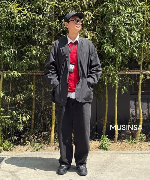 MUSINSA STANDARD（ムシンサスタンダード）の「[シティレジャー] CNルーズフィットブレザー [ブラック]（テーラードジャケット・メンズ・その他・MEDIUM/LARGE/X-LARGE/XX-LARGE）」の14枚目の写真