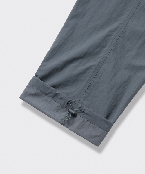 MUSINSA STANDARD（ムシンサスタンダード）の「ナイロンワンタックワイドストリングパンツ[ブルーグレー]（その他パンツ・メンズ・その他・40/38/42/36/34/32/30/26/28）」の6枚目の写真