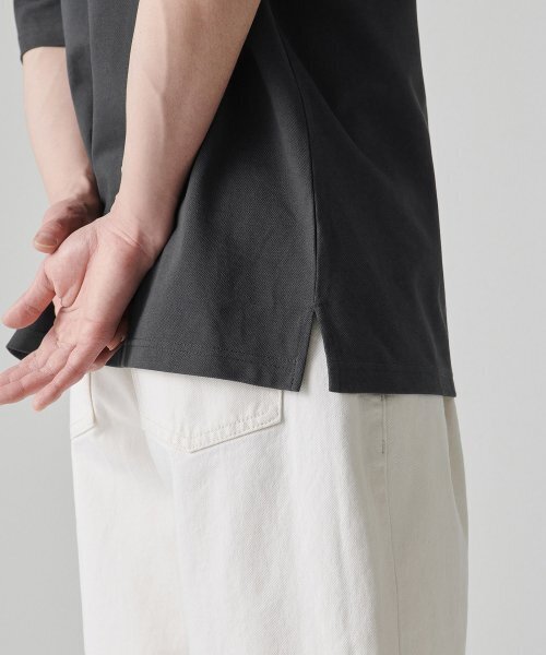 MUSINSA STANDARD（ムシンサスタンダード）の「[クールタンダード] リラックスフィットクルーネックピケTシャツ [ガンメタル]（Tシャツ/カットソー・メンズ・その他・SMALL/MEDIUM/LARGE/X-LARGE/XX-LARGE/XXX-LARGE）」の10枚目の写真