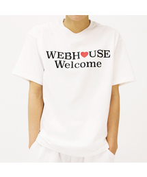 WEBHOUSE（ウェブハウス）の「Webhouse Love Tea - White（Tシャツ/カットソー）」