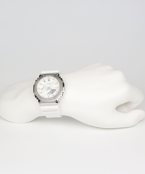 G-SHOCK(ジーショック)の「PRECIOUS HEART SELECTION 2025 / GM-2110SH-7AJF(アナログ腕時計・メンズ・ホワイト×シルバー・FREE)」の10枚目の写真