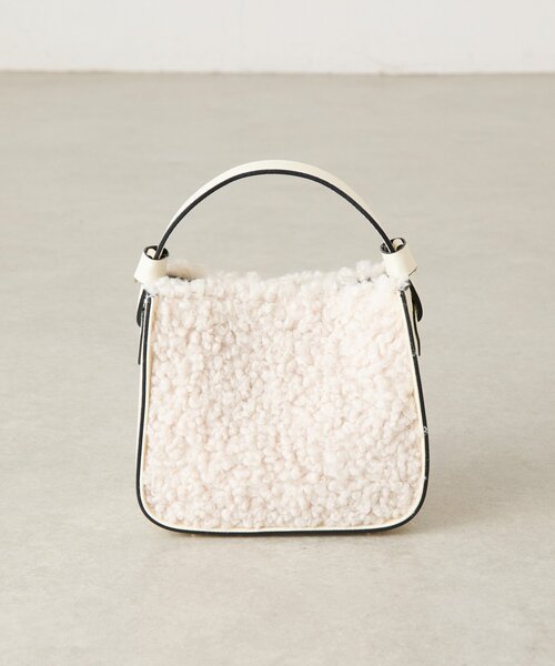 LIVETART(リヴェタート)の「2WAYボアミニバッグ(トートバッグ・レディース・ブラウン/ベージュ・FREE)」の12枚目の写真