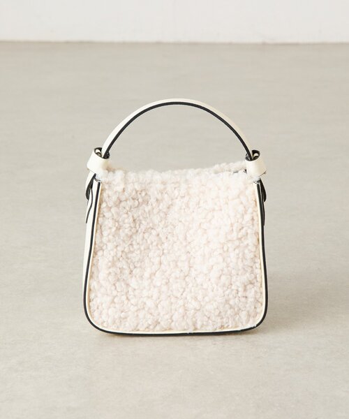 LIVETART(リヴェタート)の「2WAYボアミニバッグ(トートバッグ・レディース・ブラウン/ベージュ・FREE)」の14枚目の写真