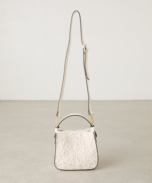 LIVETART(リヴェタート)の「2WAYボアミニバッグ(トートバッグ・レディース・ブラウン/ベージュ・FREE)」の15枚目の写真