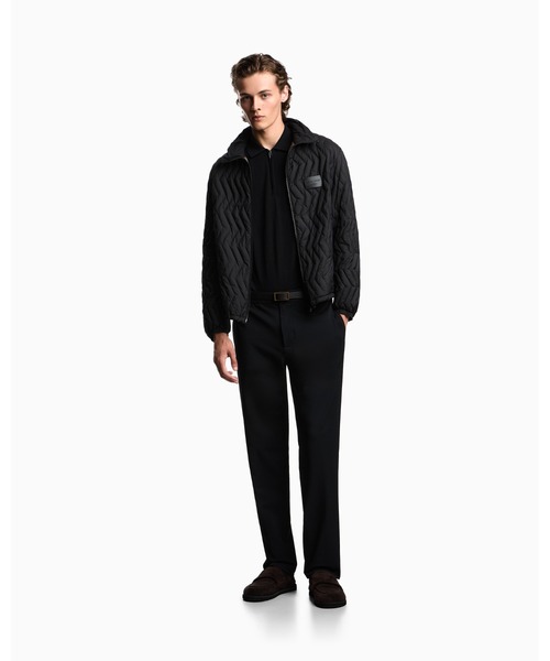 EMPORIO ARMANI（エンポリオアルマーニ）の「≪オンライン限定≫【エンポリオ アルマーニ】チノパンツ ナイロン ストレッチツイル（チノパンツ・メンズ・ダークカーキ/ブラック・44/46/48/50/52/54）」の3枚目の写真