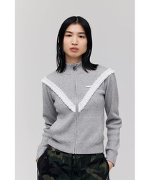 FELICITY（フェリシティ）の「Lace Trim Rib Cardigan（カーディガン/ボレロ）」