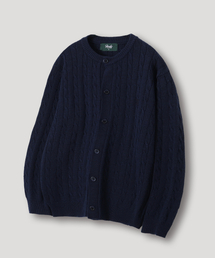 NODU（ノードユー）の「ケーブルシグネチャーソフトカーディガン[ネイビー]（カーディガン/ボレロ・メンズ）」