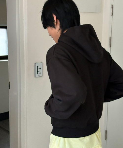 SIGNATURE（シグネチャ）の「ツーウェイクロップフードジップアップ[ブラック]（パーカー・メンズ・その他・LARGE/MEDIUM）」の20枚目の写真