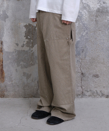 DIVEIN（ダイブイン）の「WASHED DOUBLE KNEE CARPENTER PANTS (BEIGE)（その他パンツ）」