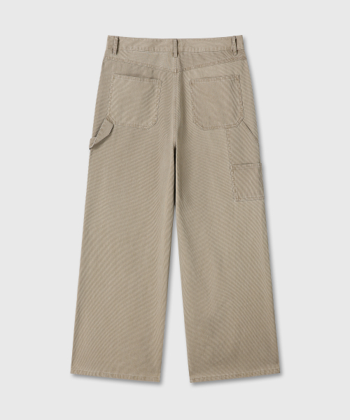 DIVEIN（ダイブイン）の「WASHED DOUBLE KNEE CARPENTER PANTS (BEIGE)（その他パンツ・メンズ・その他・1/0/2）」の3枚目の写真
