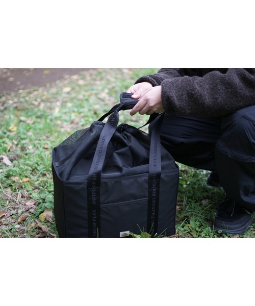 Snow Peak(スノーピーク)の「SnowPeak / Wingel Travel Picnic Pack トラベル ピクニック パック 海外限定(ハンドバッグ・メンズ・ダークカーキ/ブラック・ONE SIZE)」の17枚目の写真