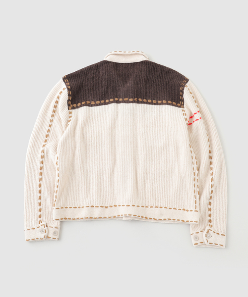PHINGERIN(フィンガリン)の「PHINGERIN / フィンガリン PG1 KNIT(カーディガン/ボレロ・メンズ・ベージュ・LARGE/MEDIUM)」の2枚目の写真
