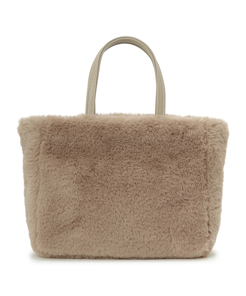 Petit Honfleur（プチオンフルール）の「2WAYファーバック【ショルダーストラップ付き】（トートバッグ・レディース・グレー/ベージュ・フリー）」の20枚目の写真