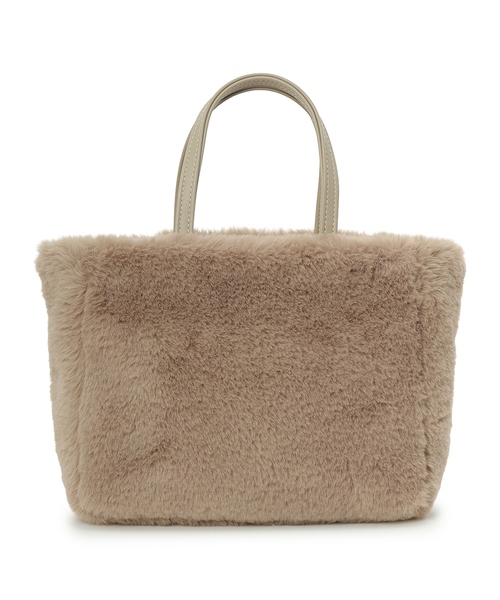 Petit Honfleur（プチオンフルール）の「2WAYファーバック【ショルダーストラップ付き】（トートバッグ・レディース・グレー/ベージュ・フリー）」の22枚目の写真