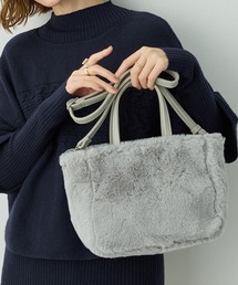 Petit Honfleur | 2WAYファーバック【ショルダーストラップ付き】(トートバッグ)