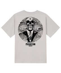 KTC0026 スカルスーツ 半袖Tシャツ - ベージュ