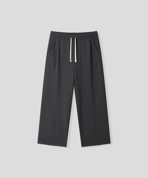 BLACK MOMENT（ブラックモーメント）の「モーメントエッセンシャルワイドパンツ[チャコールグレー]（スウェットパンツ・メンズ・チャコールグレー・SMALL/MEDIUM/LARGE）」の2枚目の写真