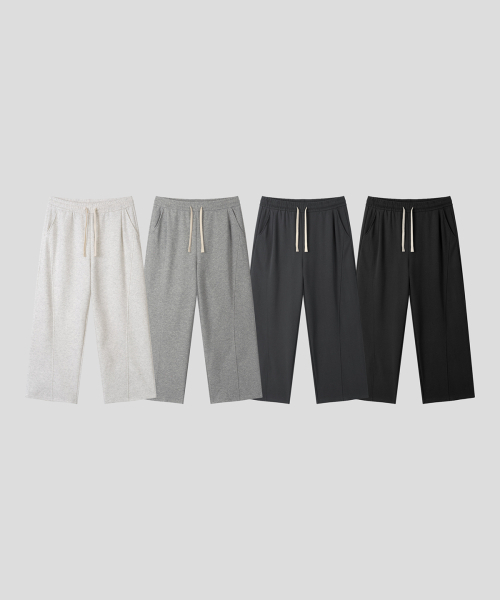 BLACK MOMENT（ブラックモーメント）の「モーメントエッセンシャルワイドパンツ[チャコールグレー]（スウェットパンツ・メンズ・チャコールグレー・SMALL/MEDIUM/LARGE）」の5枚目の写真