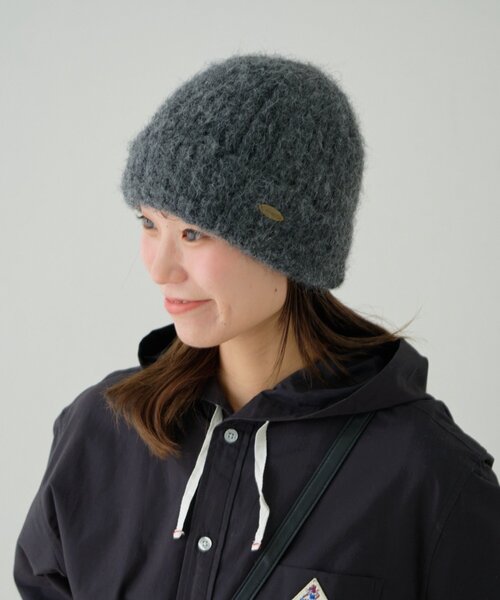 GEVACO（ゲバコ）の「【GEVACO】ニット帽（ニットキャップ/ビーニー・レディース・ホワイト/イエロー/グレー・ONE SIZE）」の17枚目の写真