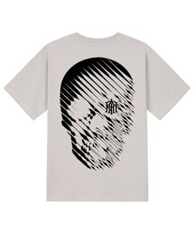 KTC0143 スカルレイン 半袖Tシャツ - ベージュ