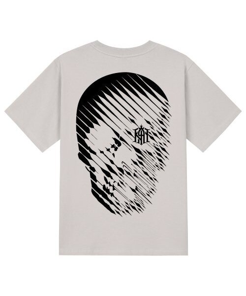 KAN6312(カン6312)の「KTC0143 スカルレイン 半袖Tシャツ - ベージュ(Tシャツ/カットソー・メンズ・その他・SMALL/MEDIUM/LARGE/X-LARGE)」の1枚目の写真