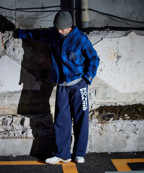 PARIS SAINT-GERMAIN（パリサンジェルマン）の「【Paris Saint-Germain / パリ・サン＝ジェルマン】 JP Ombre Check C.P.O（シャツ/ブラウス・メンズ・ブルー系その他・X-LARGE/LARGE/MEDIUM）」の2枚目の写真