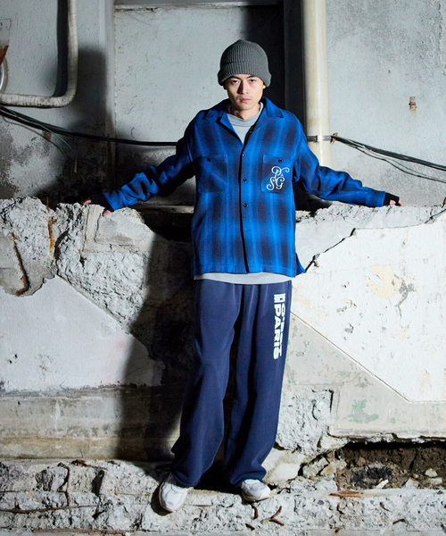 PARIS SAINT-GERMAIN（パリサンジェルマン）の「【Paris Saint-Germain / パリ・サン＝ジェルマン】 JP Ombre Check C.P.O（シャツ/ブラウス・メンズ・ブルー系その他・X-LARGE/LARGE/MEDIUM）」の10枚目の写真