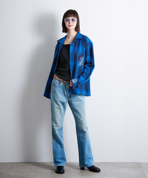 PARIS SAINT-GERMAIN（パリサンジェルマン）の「【Paris Saint-Germain / パリ・サン＝ジェルマン】 JP Ombre Check C.P.O（シャツ/ブラウス・メンズ・ブルー系その他・X-LARGE/LARGE/MEDIUM）」の17枚目の写真