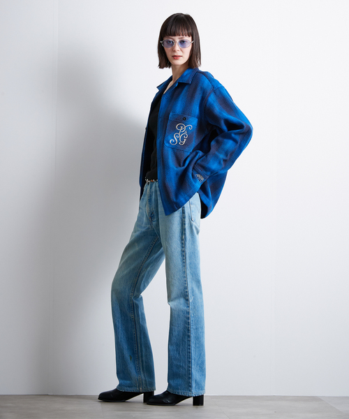 PARIS SAINT-GERMAIN（パリサンジェルマン）の「【Paris Saint-Germain / パリ・サン＝ジェルマン】 JP Ombre Check C.P.O（シャツ/ブラウス・メンズ・ブルー系その他・X-LARGE/LARGE/MEDIUM）」の18枚目の写真