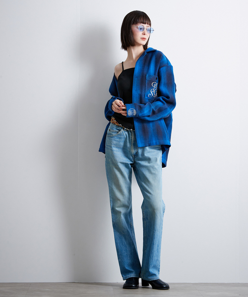 PARIS SAINT-GERMAIN（パリサンジェルマン）の「【Paris Saint-Germain / パリ・サン＝ジェルマン】 JP Ombre Check C.P.O（シャツ/ブラウス・メンズ・ブルー系その他・X-LARGE/LARGE/MEDIUM）」の19枚目の写真