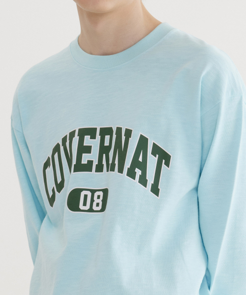 COVERNAT(カバーナット)の「スラブアーチロゴロングスリーブ スカイブルー(Tシャツ/カットソー・レディース・その他・SMALL/MEDIUM/LARGE/X-LARGE)」の7枚目の写真