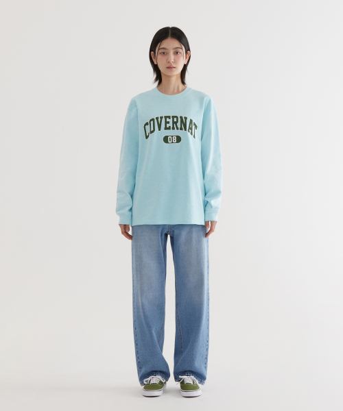 COVERNAT(カバーナット)の「スラブアーチロゴロングスリーブ スカイブルー(Tシャツ/カットソー・レディース・その他・SMALL/MEDIUM/LARGE/X-LARGE)」の8枚目の写真