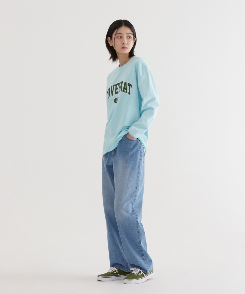 COVERNAT(カバーナット)の「スラブアーチロゴロングスリーブ スカイブルー(Tシャツ/カットソー・レディース・その他・SMALL/MEDIUM/LARGE/X-LARGE)」の9枚目の写真