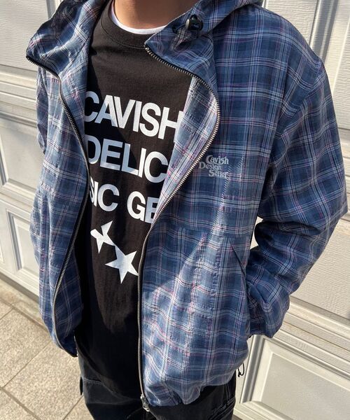 Cavish(カビシ)の「DELIC LAYERED LS TEE NAVY(CV2FSUT579A)(Tシャツ/カットソー・レディース・ネイビー・LARGE/MEDIUM/SMALL)」の5枚目の写真