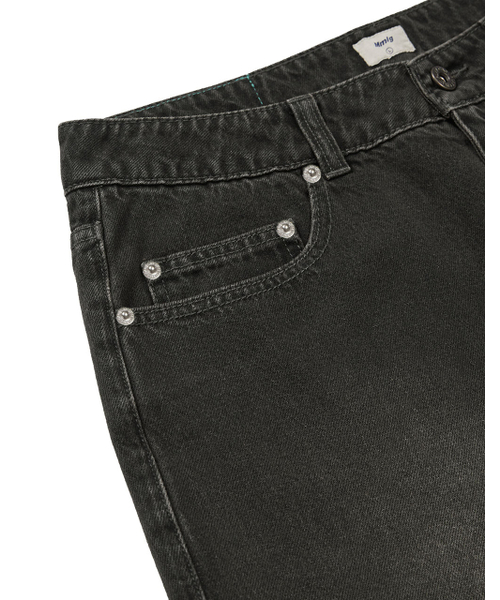 MMLG（エムエムエルジー）の「[Mmlg] WASHED CARPENTER REGULAR DENIM PANTS (BLACK)（デニムパンツ・レディース・その他・SMALL/MEDIUM/LARGE/X-SMALL）」の5枚目の写真
