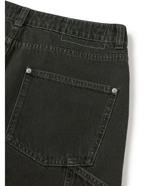 MMLG（エムエムエルジー）の「[Mmlg] WASHED CARPENTER REGULAR DENIM PANTS (BLACK)（デニムパンツ・レディース・その他・SMALL/MEDIUM/LARGE/X-SMALL）」の6枚目の写真