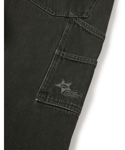 MMLG（エムエムエルジー）の「[Mmlg] WASHED CARPENTER REGULAR DENIM PANTS (BLACK)（デニムパンツ・レディース・その他・SMALL/MEDIUM/LARGE/X-SMALL）」の7枚目の写真