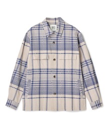 MEN'S BIGI | ドビーチェックCPOシャツ(シャツ/ブラウス)