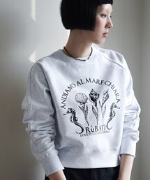 Shell Flower Sweatshirt (ICE MELANGE)