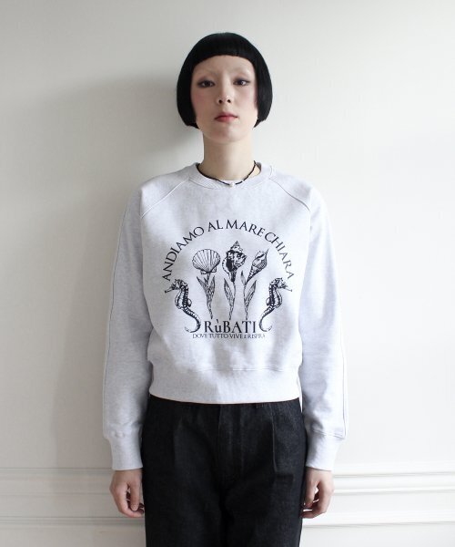 RUBATI(ルバティ)の「Shell Flower Sweatshirt (ICE MELANGE)(スウェット・レディース・その他・size2/size1)」の5枚目の写真