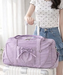 【お気に入り登録数3,600突破!】【A4サイズ対応】2WAYリボンナイロン ボストンバッグ キャリーオン