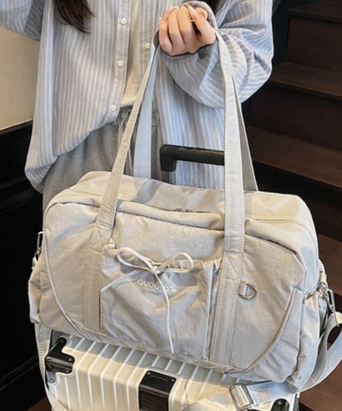 BIo wear ボストンバッグ M クリーム レインズ RAINS ボストンバッグ メンズ レディース 大容量 旅行 バッグ