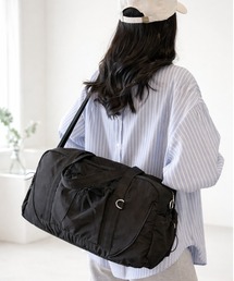 pyornim | 【お気に入り登録数3,000突破！】【26年春夏新作】【A4サイズ対応】2WAYリボンナイロン ボストンバッグ キャリーオン(ボストンバッグ)